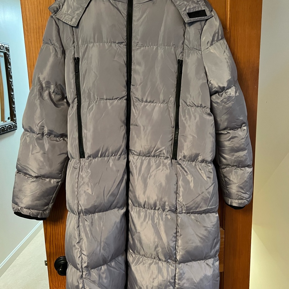 BooHooMan Men’s Gray Puffer Coat